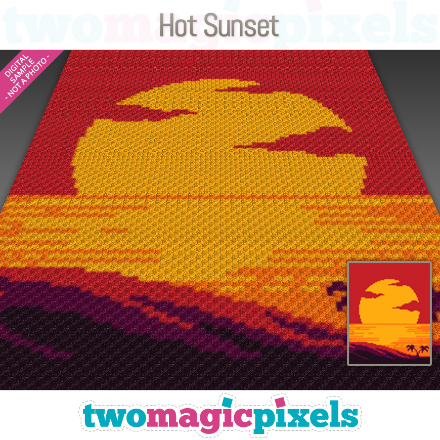 Hot Sunset by Two Magic Pixels