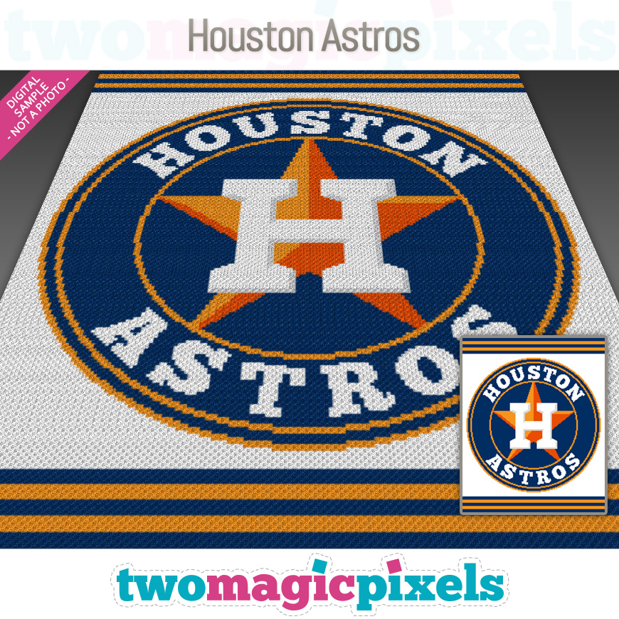 Houston Astros by Two Magic Pixels