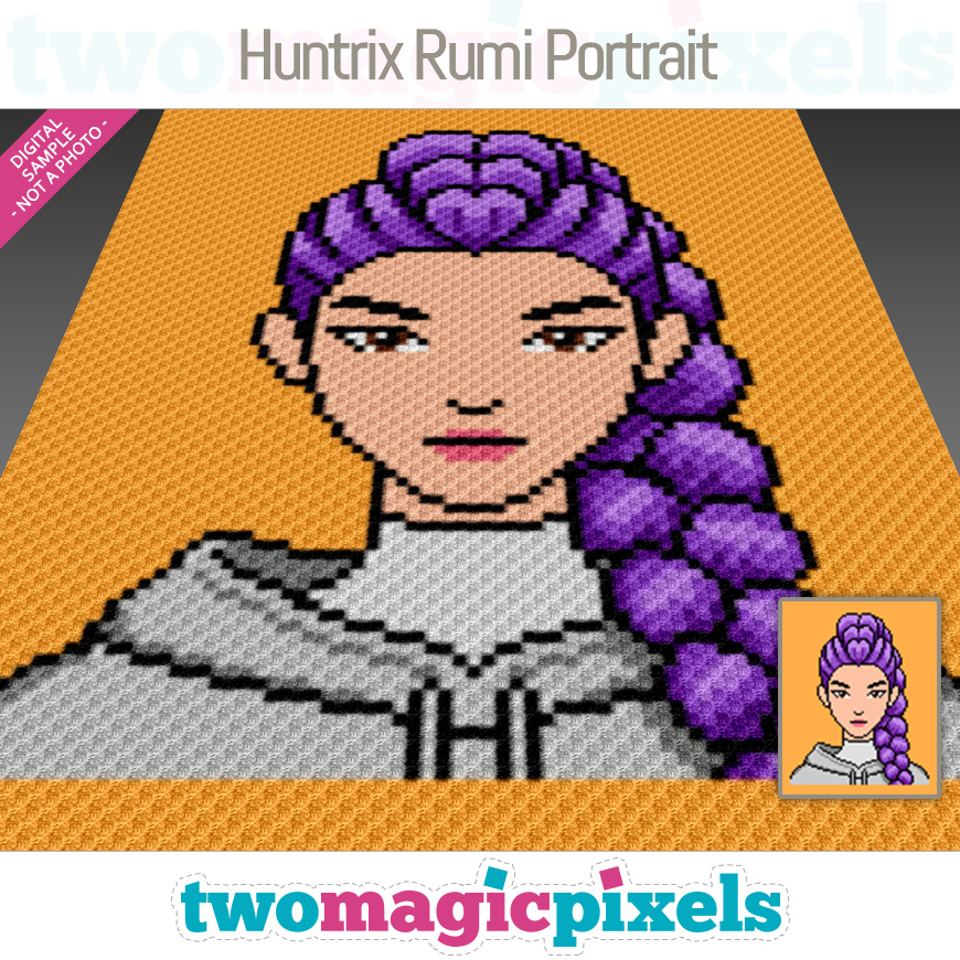 Huntrix Rumi Portrait by Two Magic Pixels