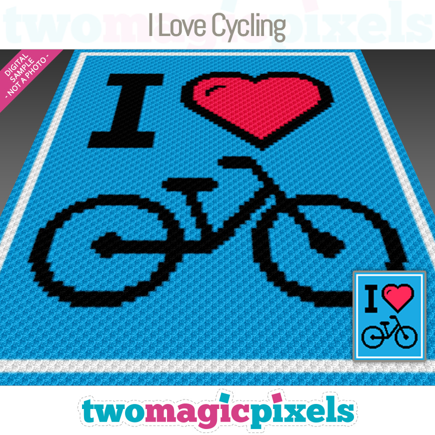 I Love Cycling by Two Magic Pixels I Love Cycling by Two Magic Pixels
