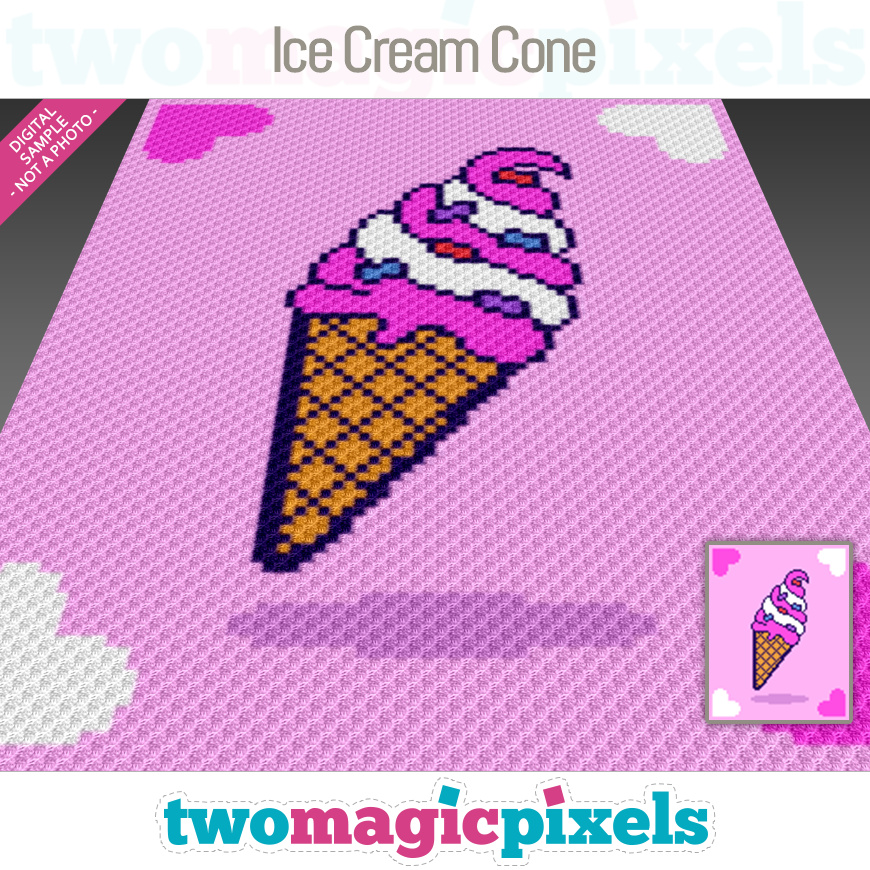 Ice Cream Cone by Two Magic Pixels