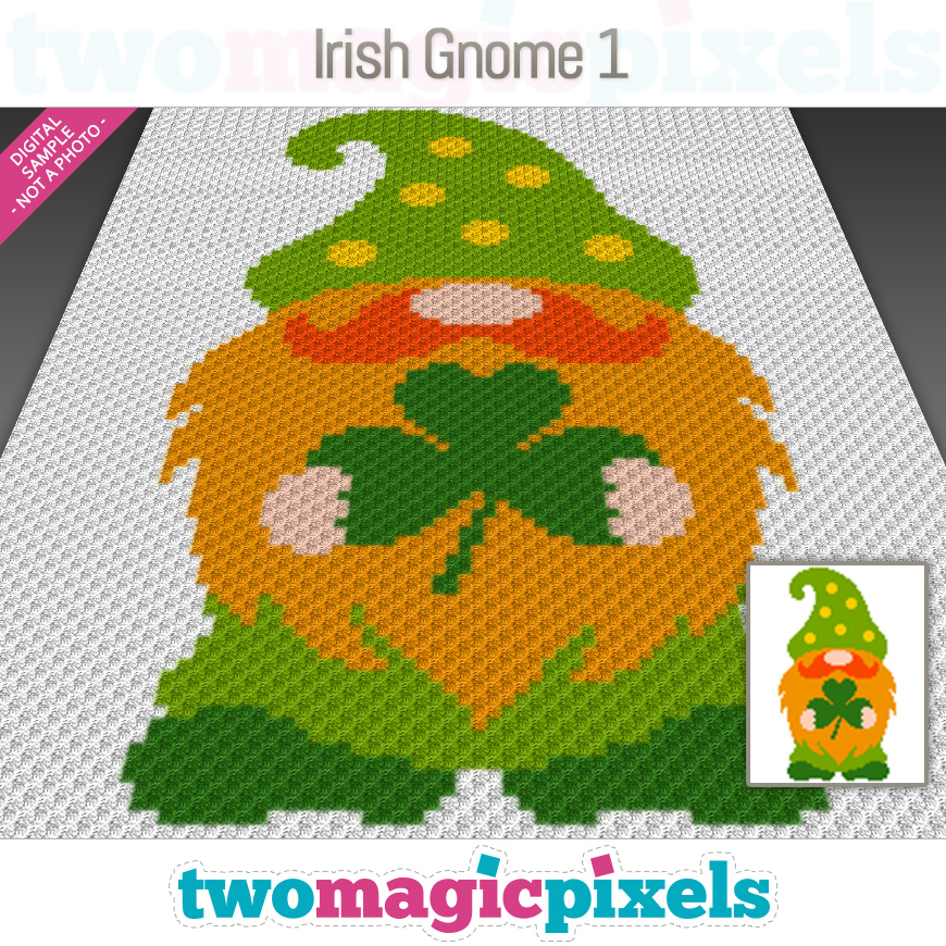 Irish Gnome 1 by Two Magic Pixels