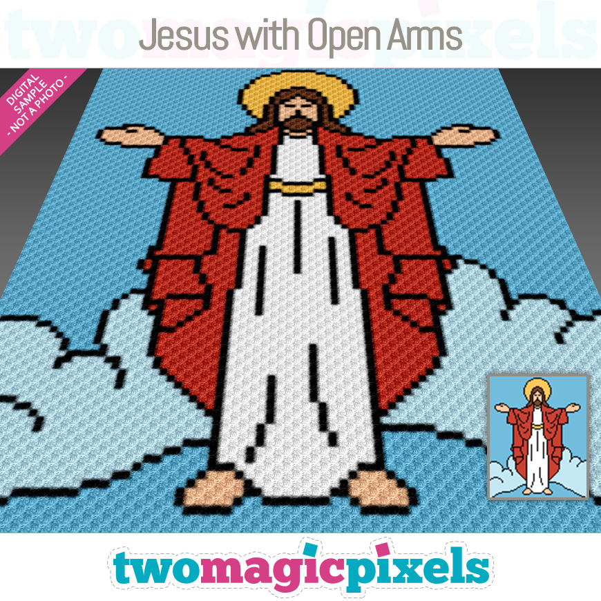 Jesus with Open Arms by Two Magic Pixels Jesus with Open Arms by Two Magic Pixels