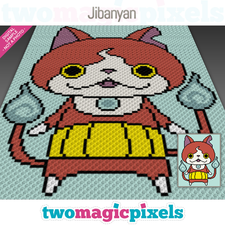 Jibanyan by Two Magic Pixels
