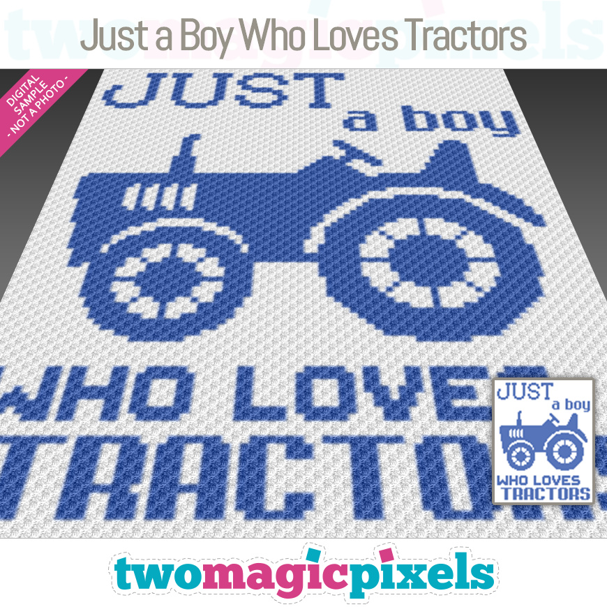 Just a Boy Who Loves Tractors by Two Magic Pixels Just a Boy Who Loves Tractors by Two Magic Pixels