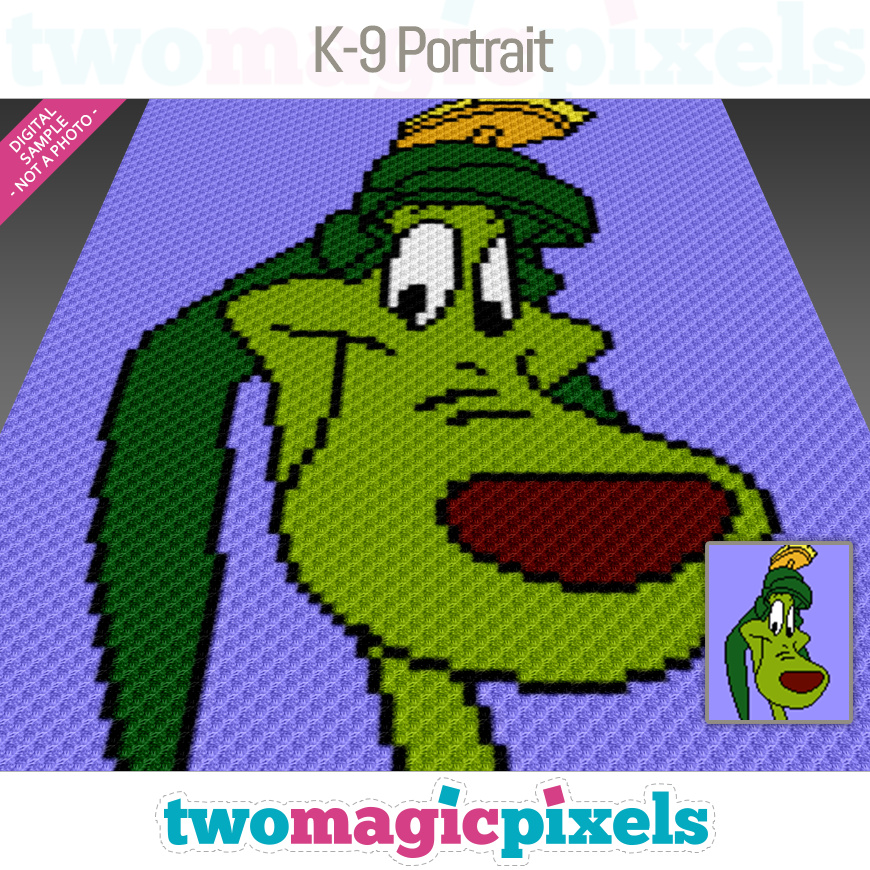 K-9 Portrait by Two Magic Pixels