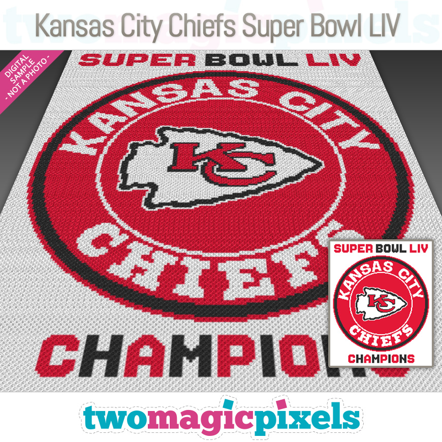 Kansas City Chiefs Super Bowl LIV by Two Magic Pixels