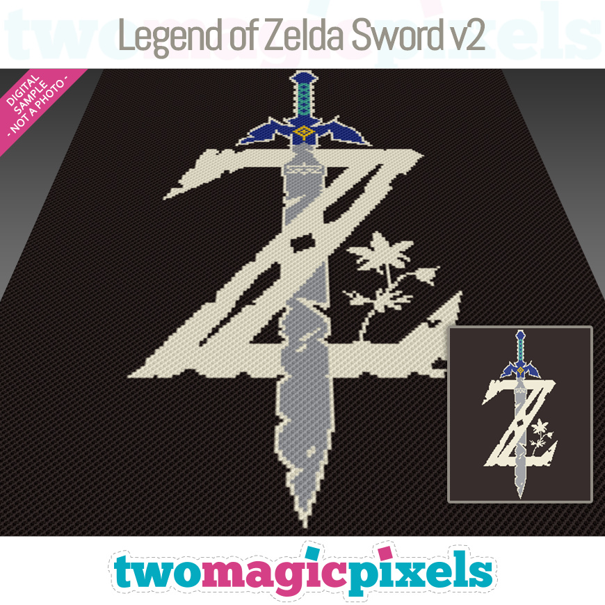 Legend of Zelda Sword v2 by Two Magic Pixels