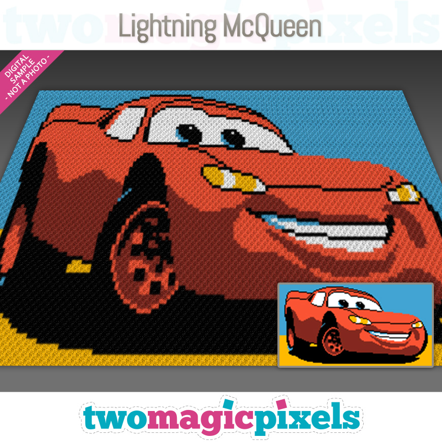 Lightning McQueen by Two Magic Pixels