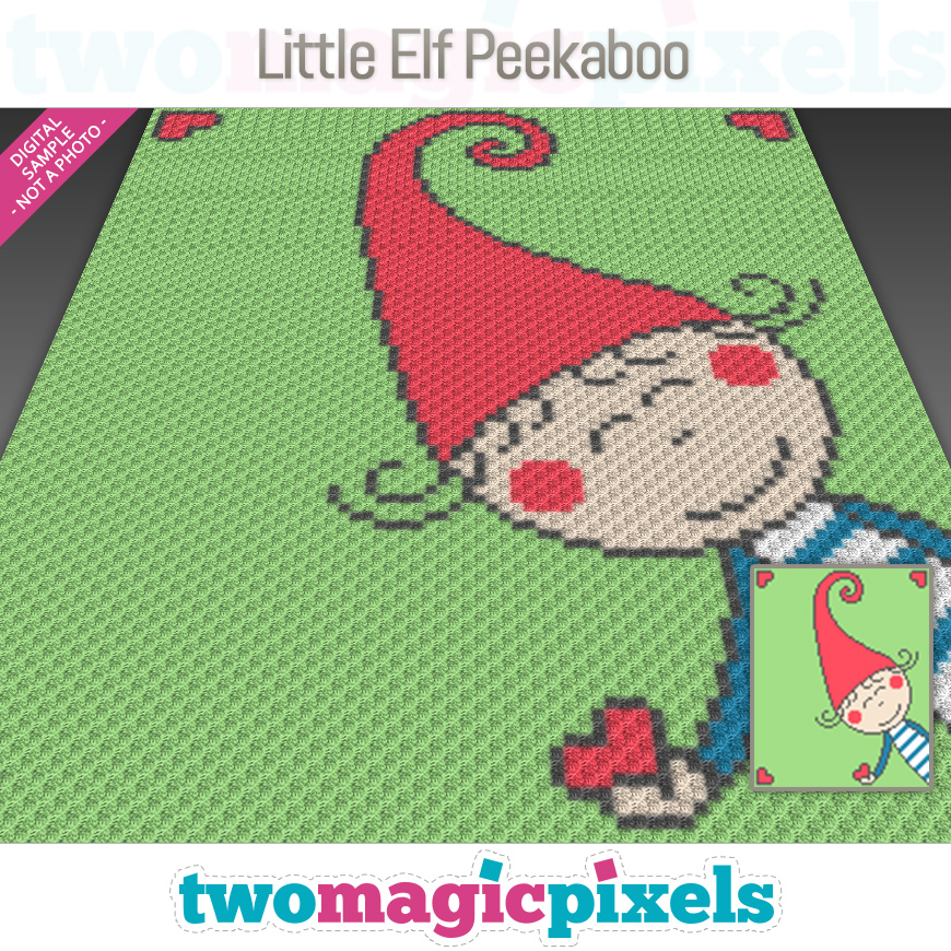 Little Elf Peekaboo by Two Magic Pixels