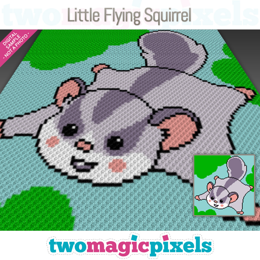 Little Flying Squirrel by Two Magic Pixels