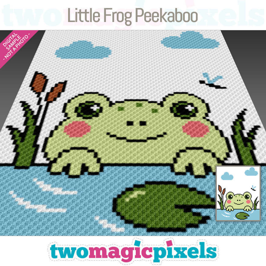 Little Frog Peekaboo by Two Magic Pixels Little Frog Peekaboo by Two Magic Pixels