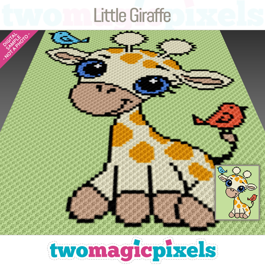 Little Giraffe by Two Magic Pixels