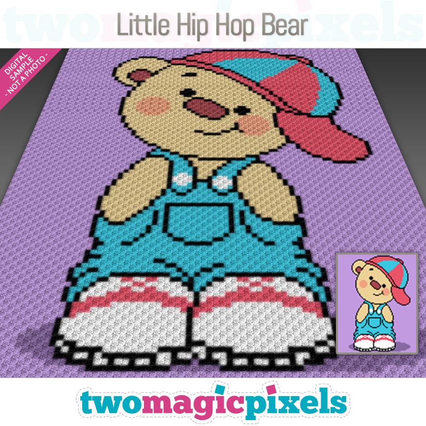 Little Hip Hop Bear by Two Magic Pixels