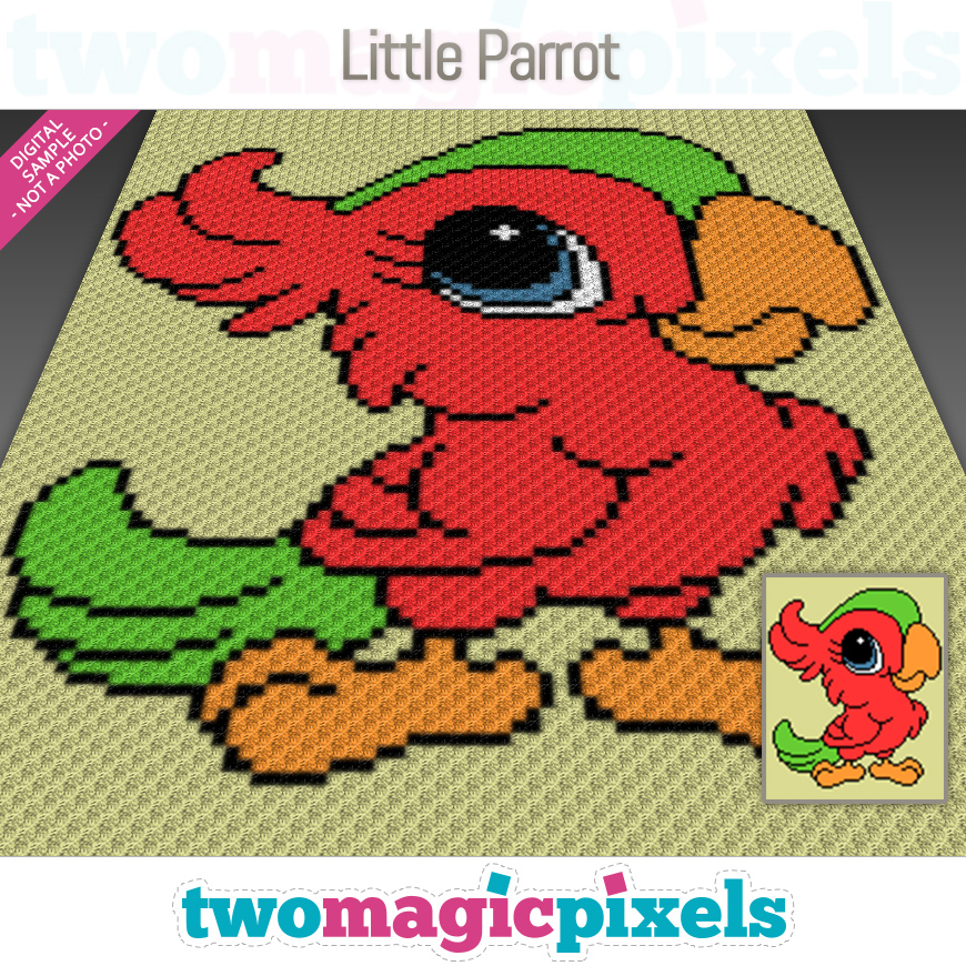 Little Parrot by Two Magic Pixels