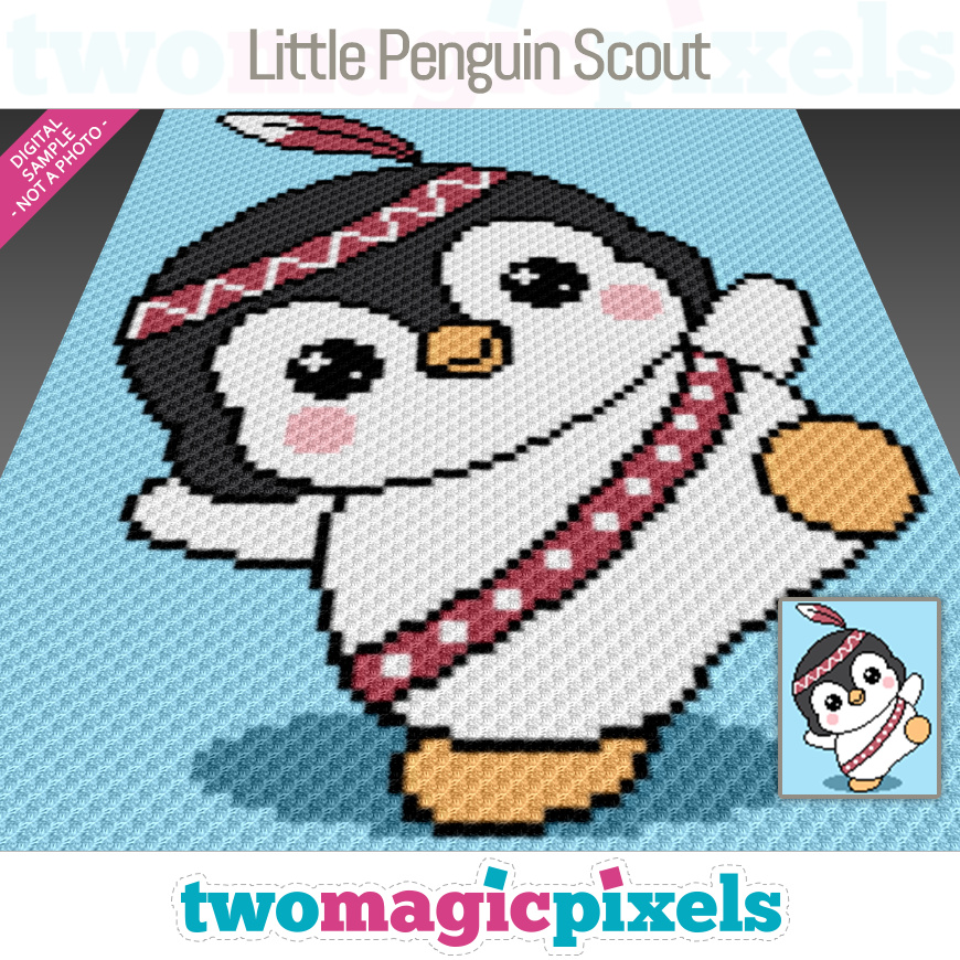 Little Penguin Scout by Two Magic Pixels Little Penguin Scout by Two Magic Pixels