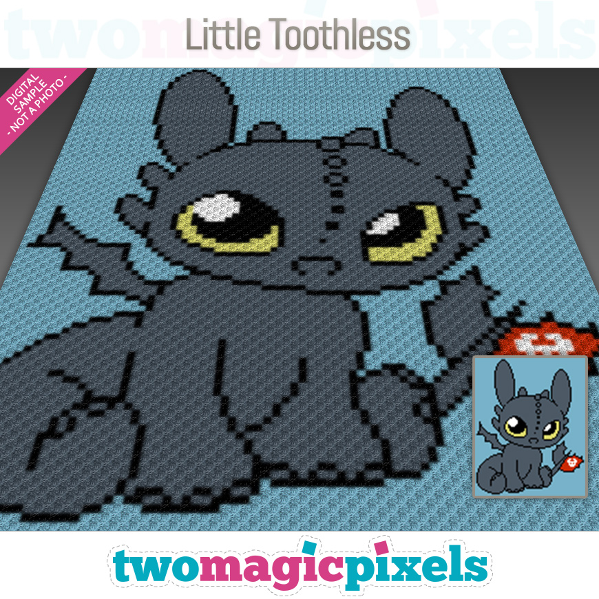 Little Toothless by Two Magic Pixels