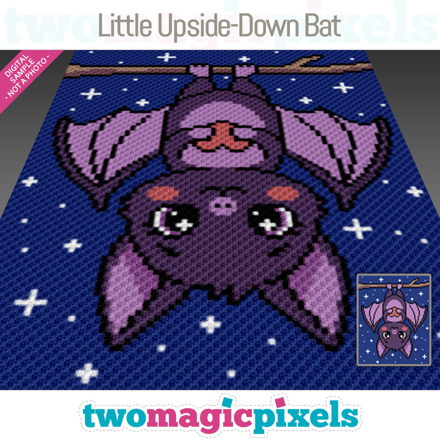 Little Upside-Down Bat by Two Magic Pixels