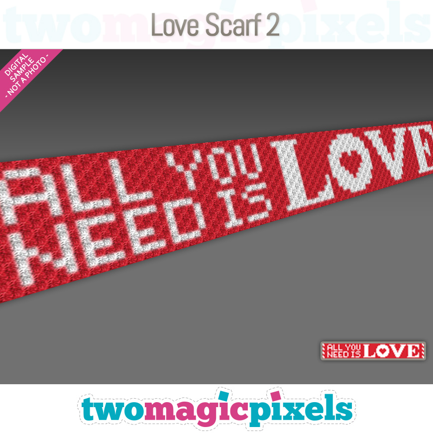 Love Scarf 2 by Two Magic Pixels