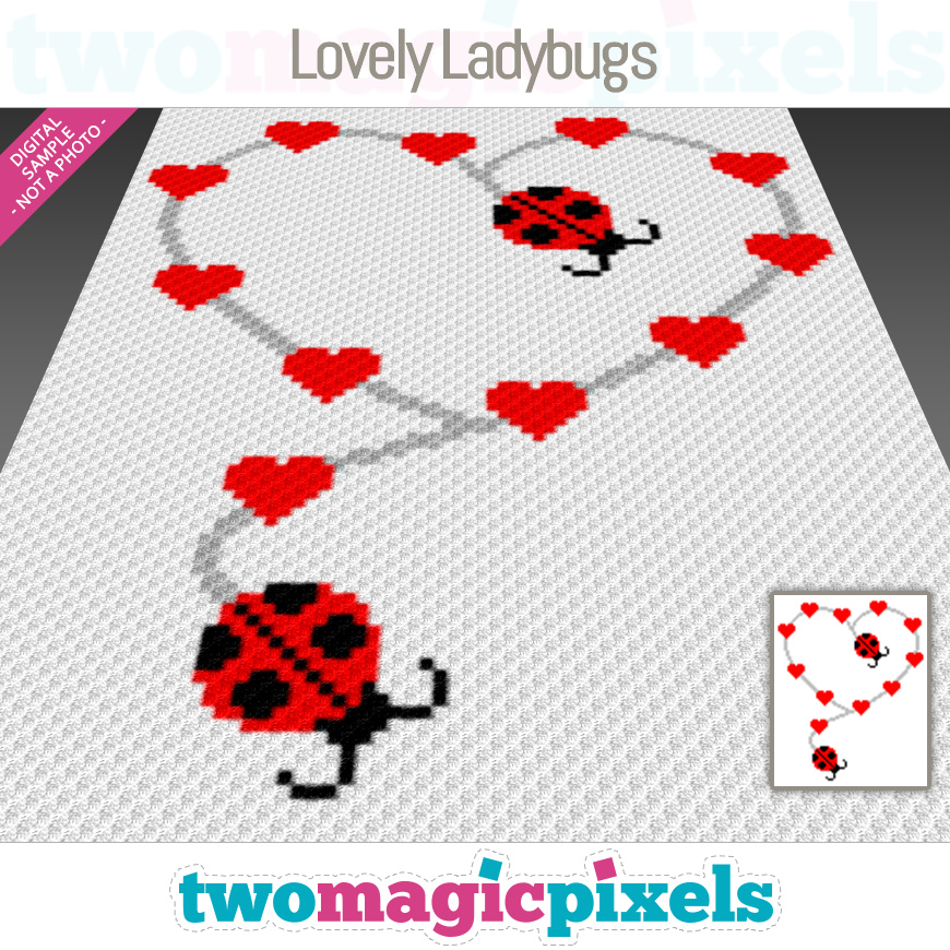 Lovely Ladybugs by Two Magic Pixels
