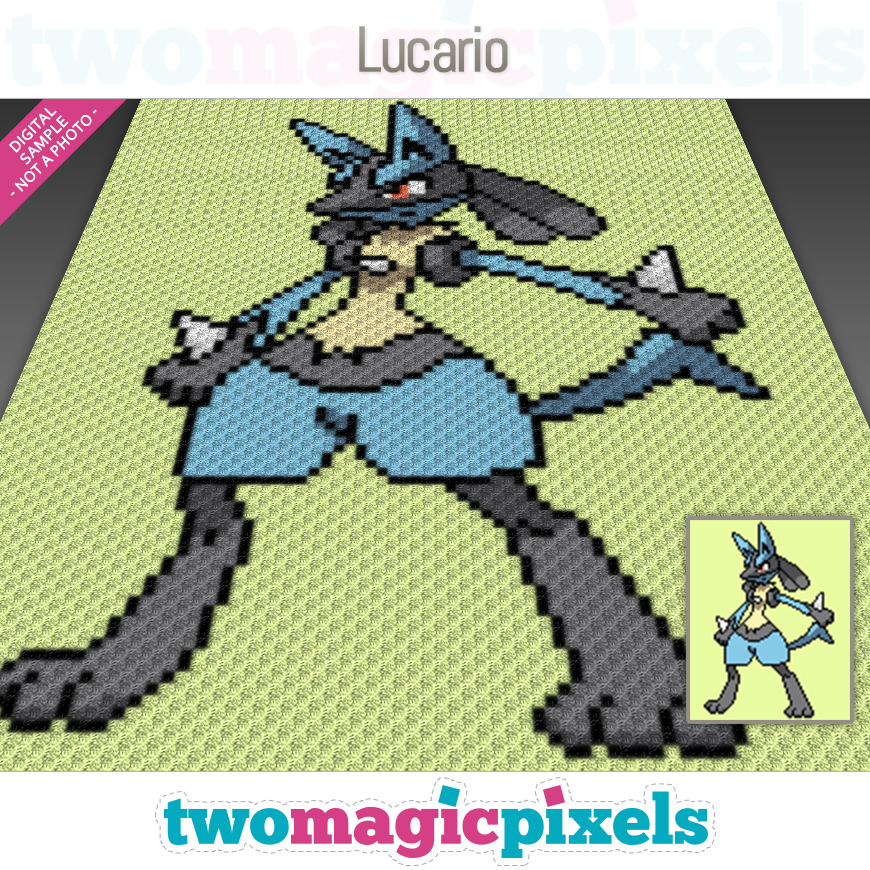 Lucario by Two Magic Pixels