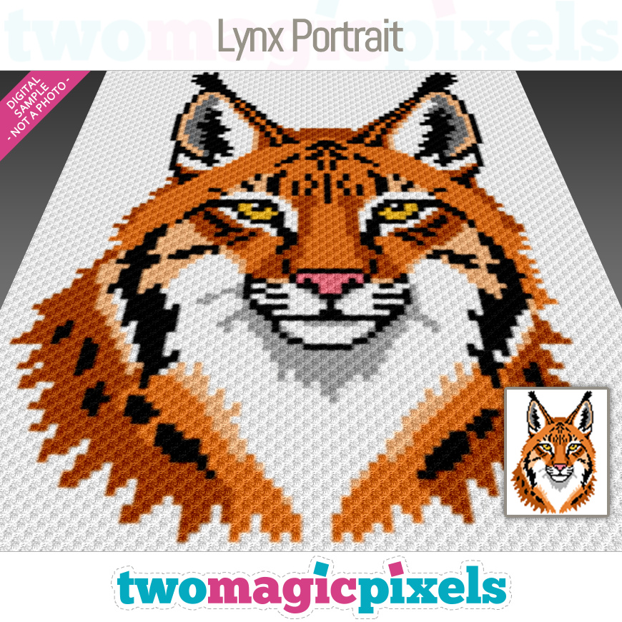Lynx Portrait by Two Magic Pixels