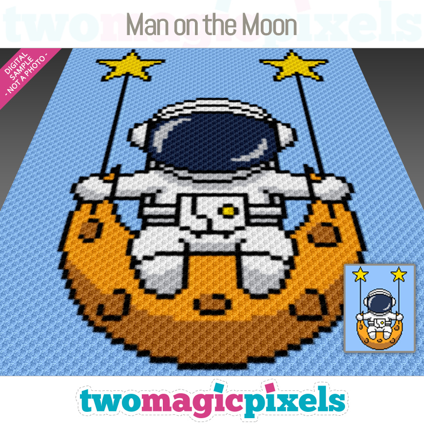 Man on the Moon by Two Magic Pixels