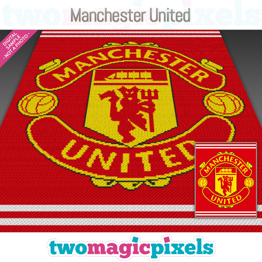 Manchester United by Two Magic Pixels