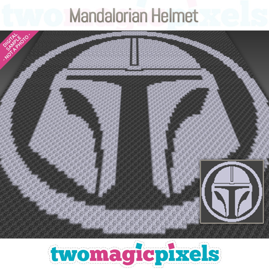 Mandalorian Helmet by Two Magic Pixels