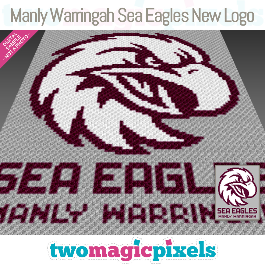 Manly Warringah Sea Eagles New Logo by Two Magic Pixels