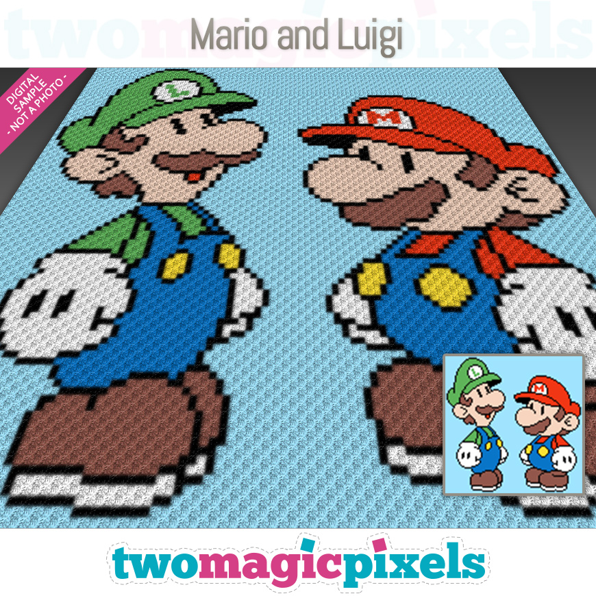 Mario and Luigi by Two Magic Pixels