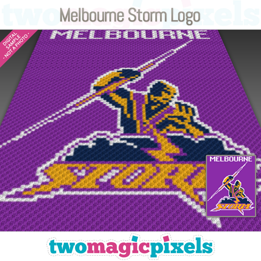 Melbourne Storm Logo by Two Magic Pixels