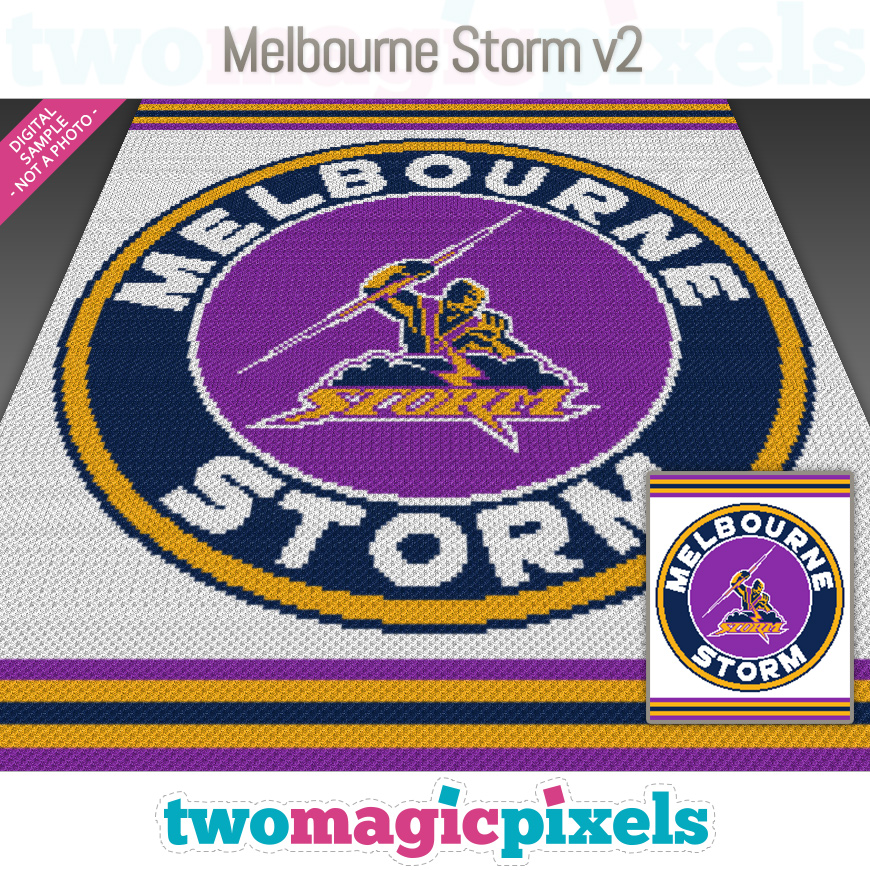Melbourne Storm v2 by Two Magic Pixels