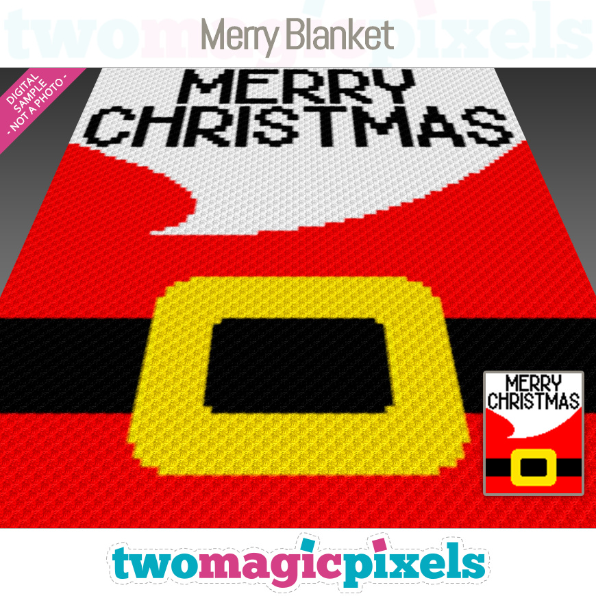 Merry Blanket by Two Magic Pixels