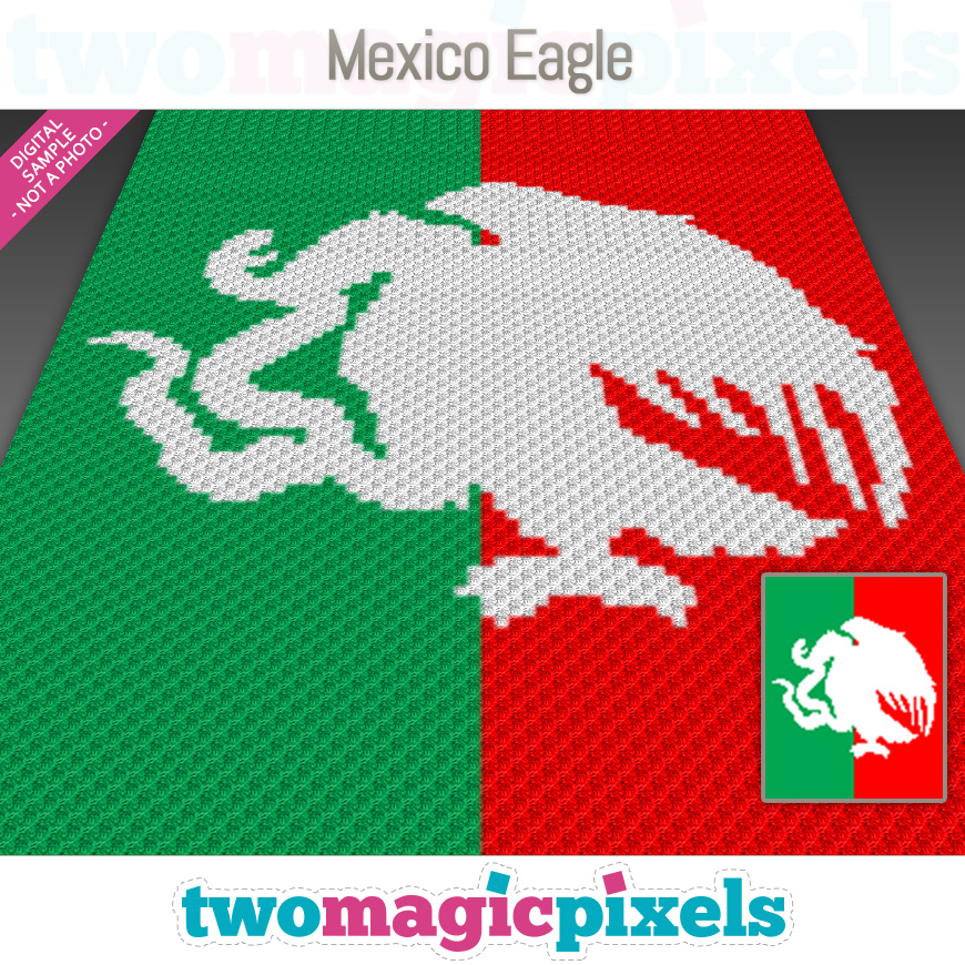 Mexico Eagle by Two Magic Pixels