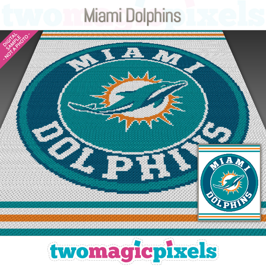 Miami Dolphins by Two Magic Pixels