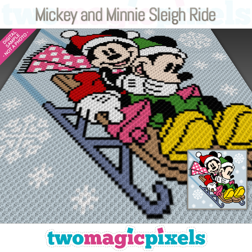 Mickey and Minnie Sleigh Ride by Two Magic Pixels