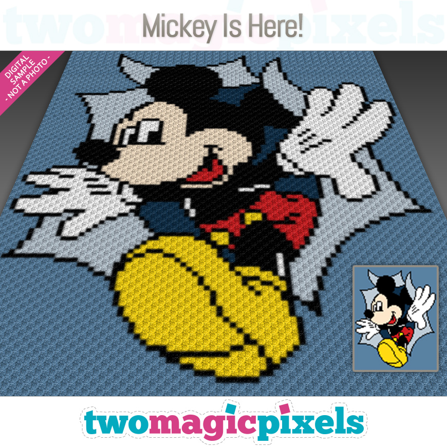 Mickey Is Here! by Two Magic Pixels