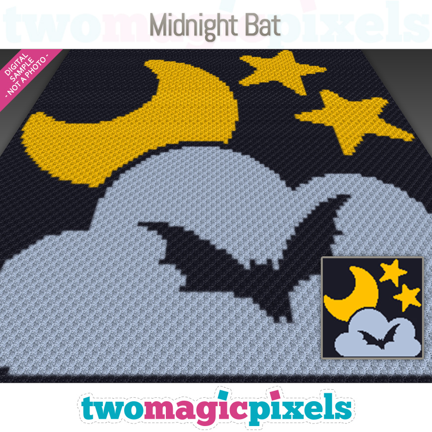 Midnight Bat by Two Magic Pixels