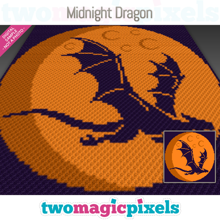 Midnight Dragon by Two Magic Pixels