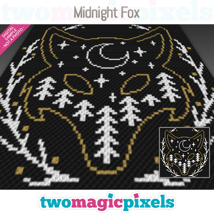 Midnight Fox by Two Magic Pixels