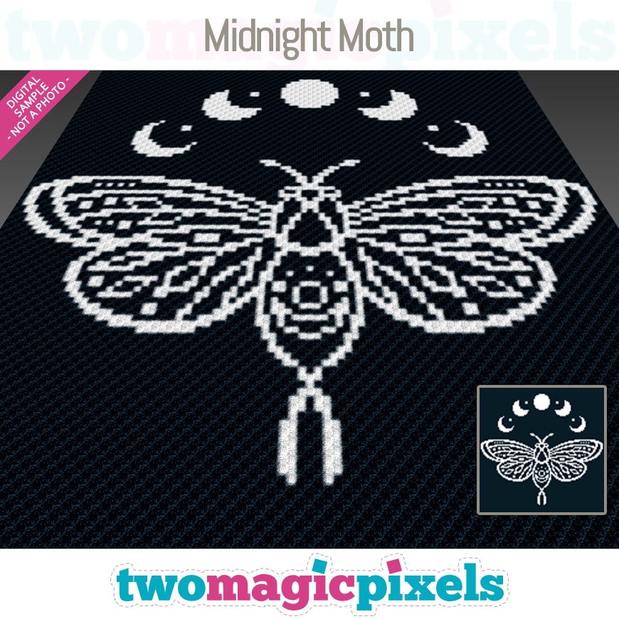 Midnight Moth by Two Magic Pixels