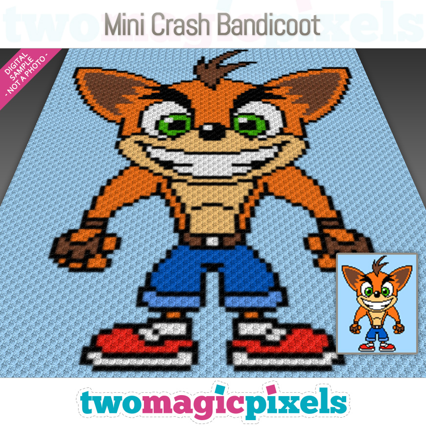 Mini Crash Bandicoot by Two Magic Pixels