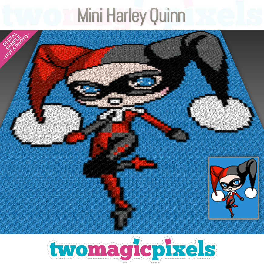 Mini Harley Quinn by Two Magic Pixels