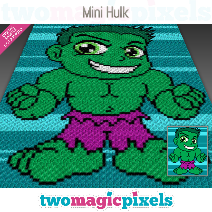 Mini Hulk by Two Magic Pixels