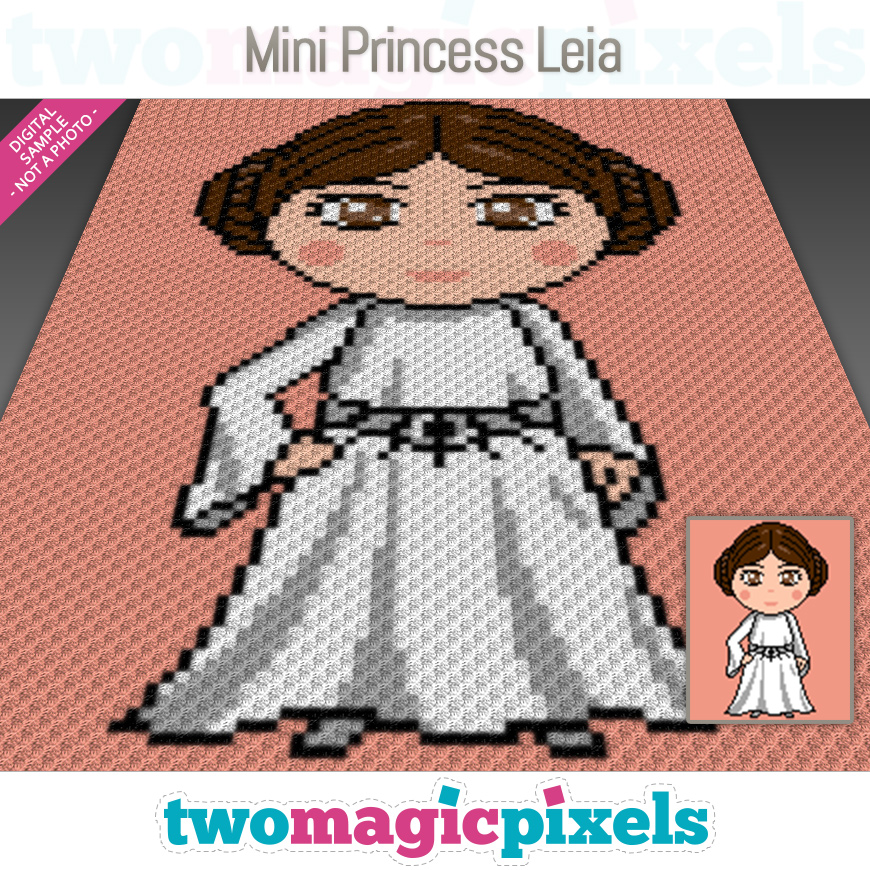 Mini Princess Leia by Two Magic Pixels