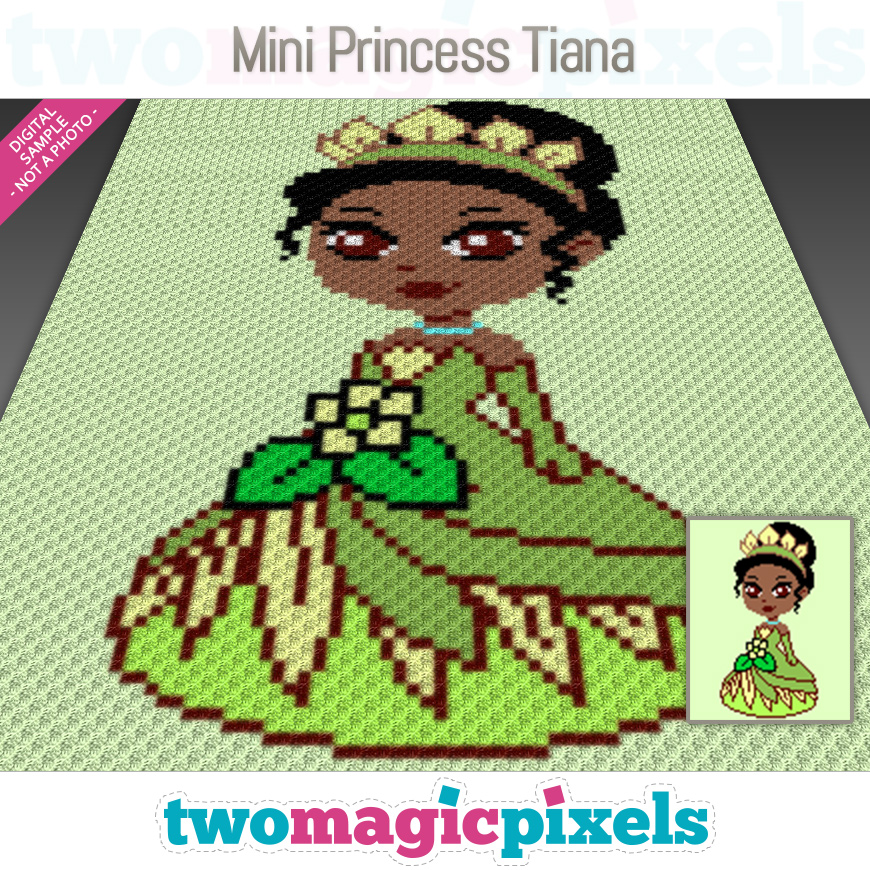 Mini Princess Tiana by Two Magic Pixels
