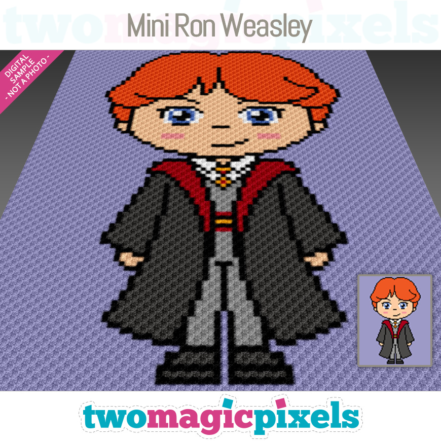 Mini Ron Weasley by Two Magic Pixels Mini Ron Weasley by Two Magic Pixels
