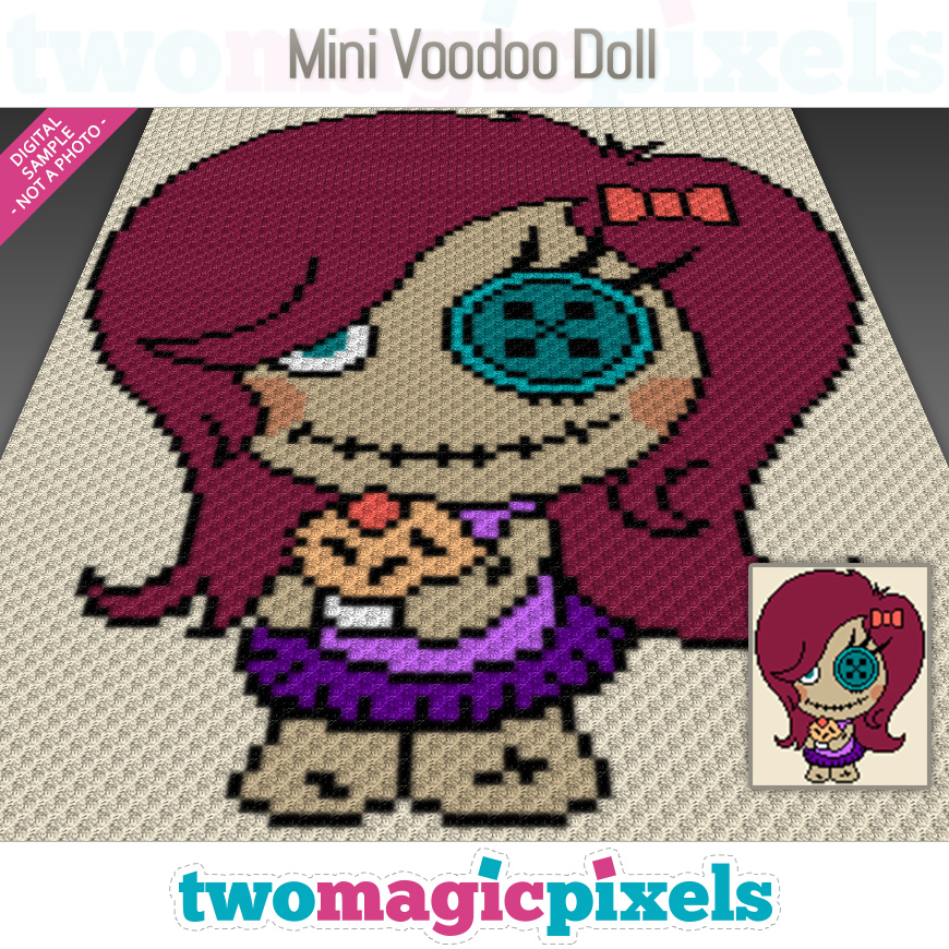 Mini Voodoo Doll by Two Magic Pixels
