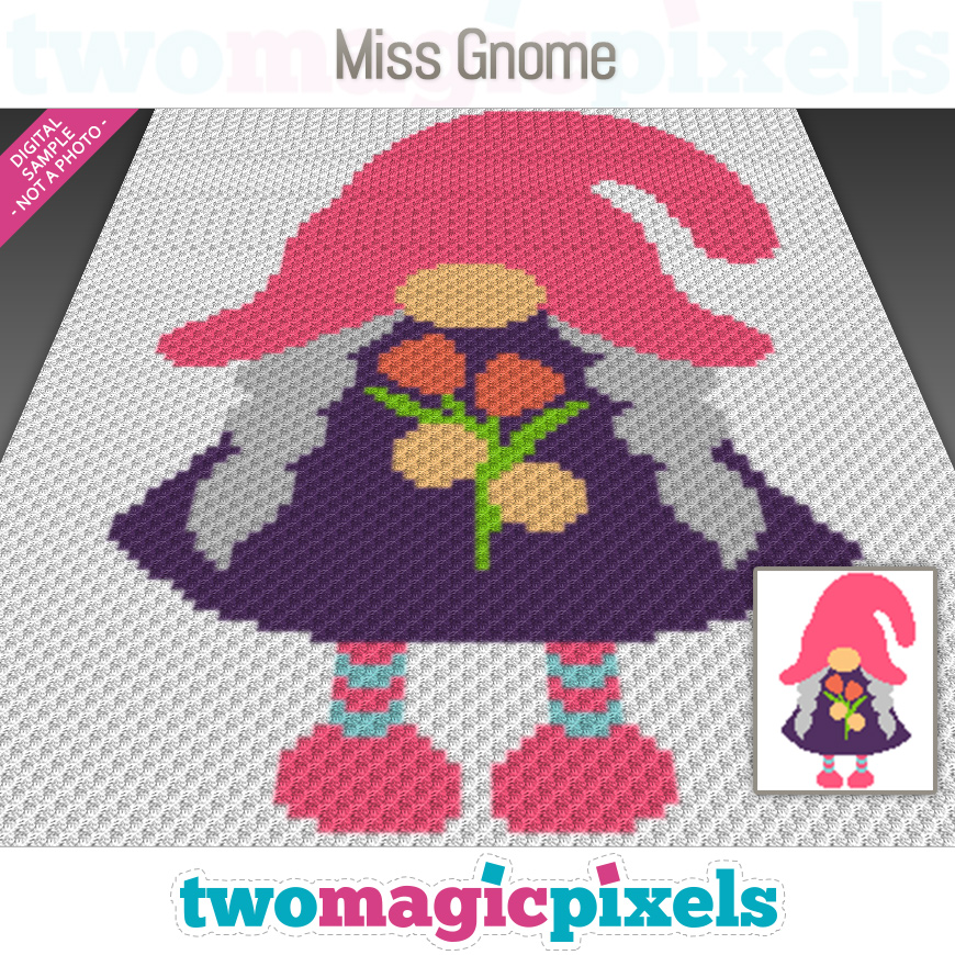 Miss Gnome by Two Magic Pixels
